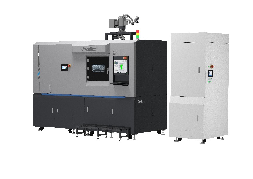 联泰科技金属3D打印机Fuees430搭配吸筛送一体机